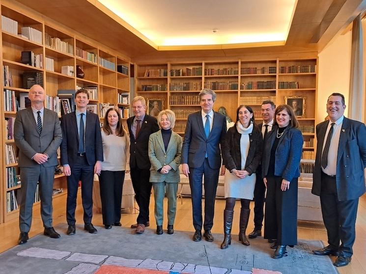 Une réunion consulaire à Berlin avec Pauline Carmona