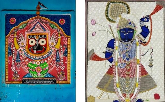 Representations de Krishna en inde