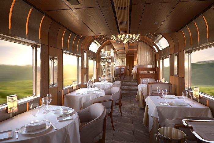 l'orient express japonais dans toute sa splendeur