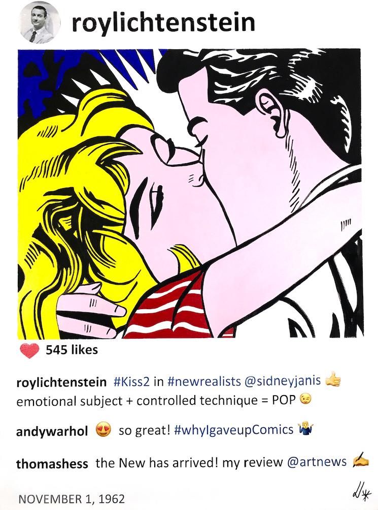 Roy kiss 24x18 de Laurence de Valmy (2019)