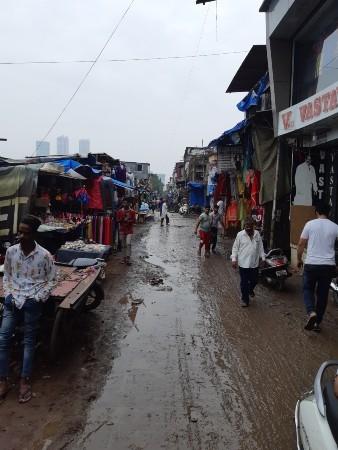 Rue de Malwani à Mumbai