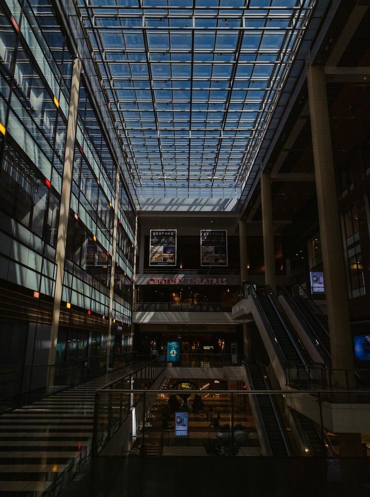 Les escalators du San Francisco Centre