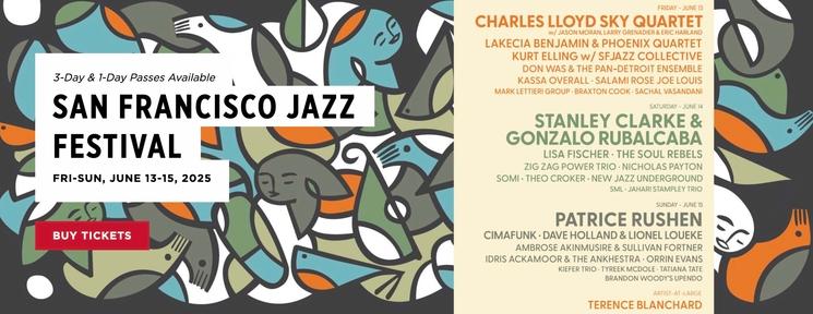 Affiche du SF Jazz festival 2025 à San Francisco