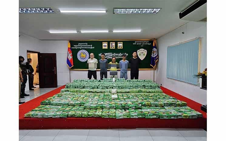Plus de 12 700 suspects liés à la drogue arrêtés au Cambodge au premier semestre 2025
