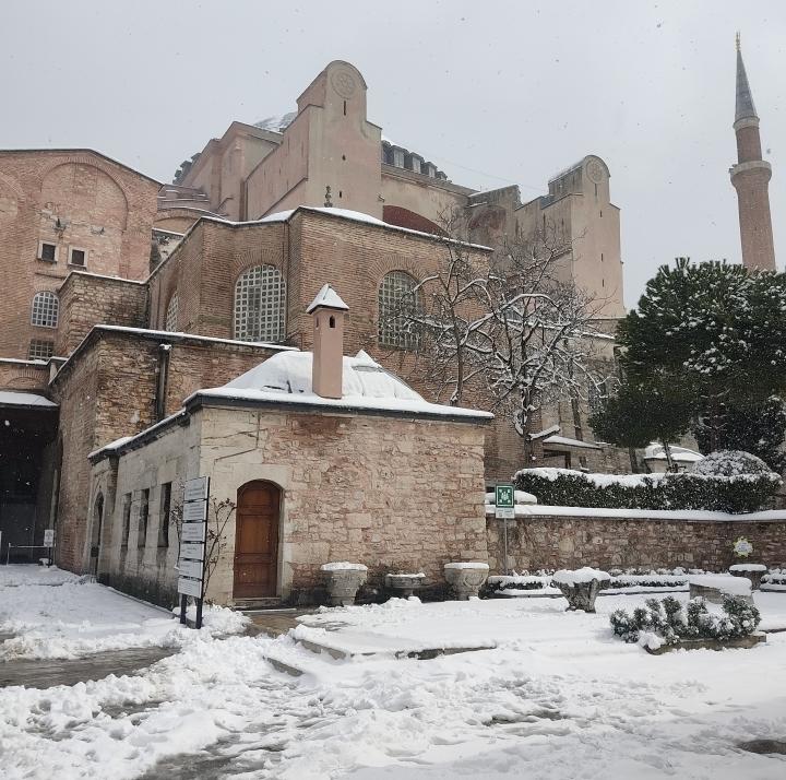 Saint Sophie sous la neige en 2022