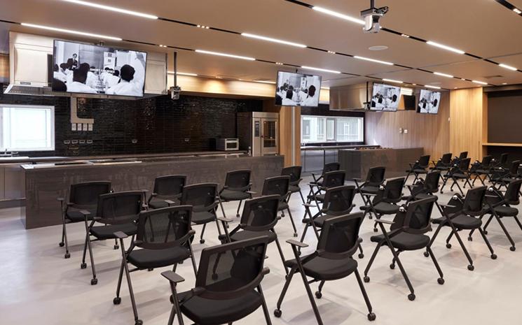 Une salle de cours de la Food School Bangkok
