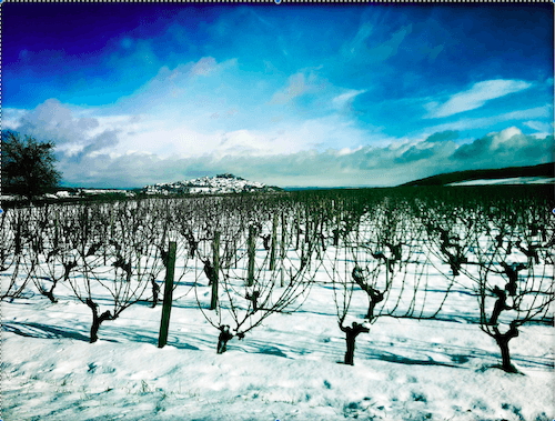 Sancerre sous la neige