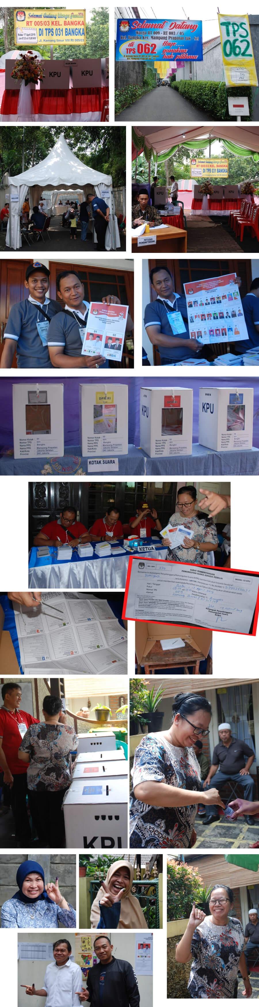 journee election a Jakarta Indonesie