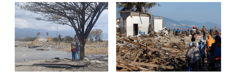 Palu Sulawesi Celebes decombres