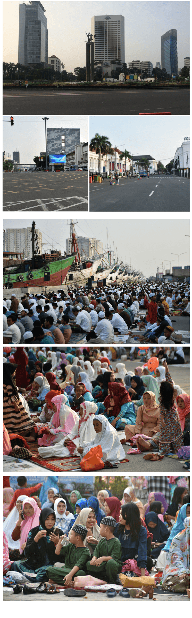 Jakarta, Indonésie, Idul Fitri, Découverte, Traversée de Jakarta, vide