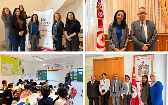 Sarah El Haïry en Tunisie