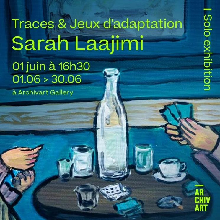 Sarah Laajimi traces et jeux d'adaptation archivart tunisie