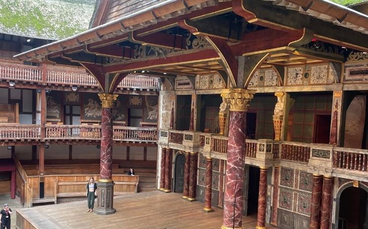 Scène du Shakespeare's Globe