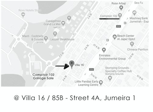 garage sale comptoir 102