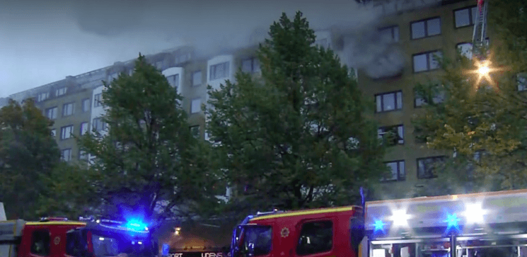 Incendie à göteborg