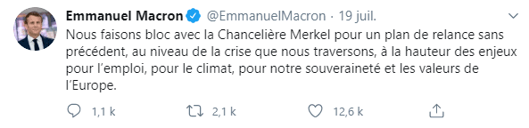 tweet Macron