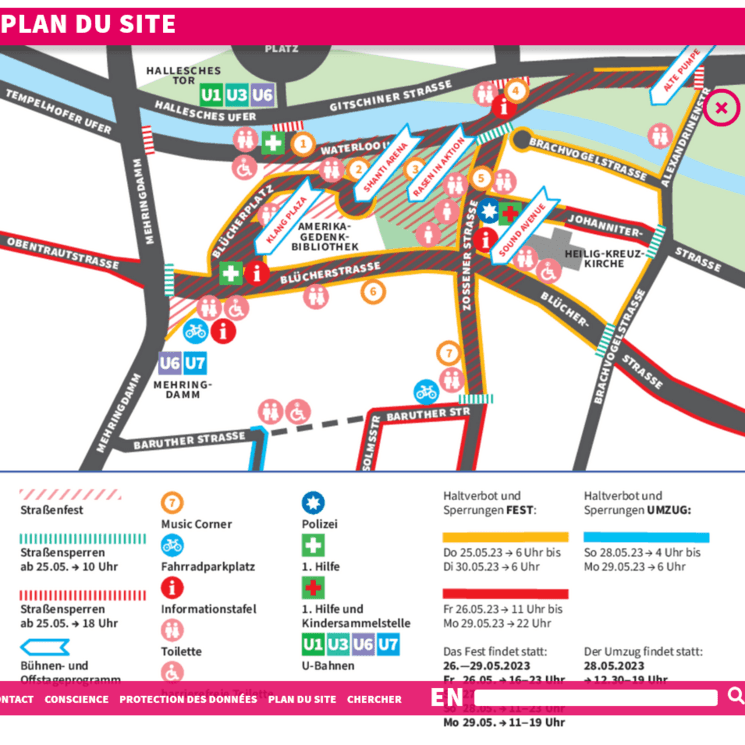 Plan du site