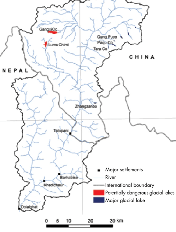 rivière Bhote Koshi