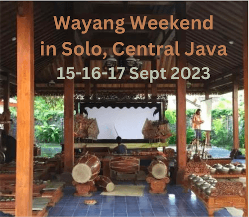 Sept Wayang week-end Solo