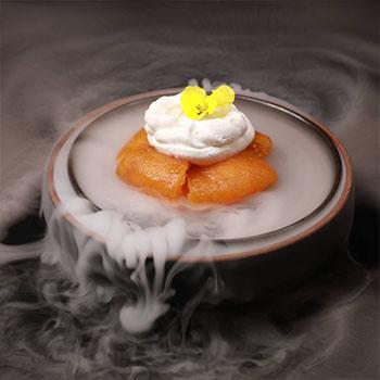 Plat prepare par le chef Kent Vatcharavee pour le diner epicurien au SHangri-La Chiang Mai