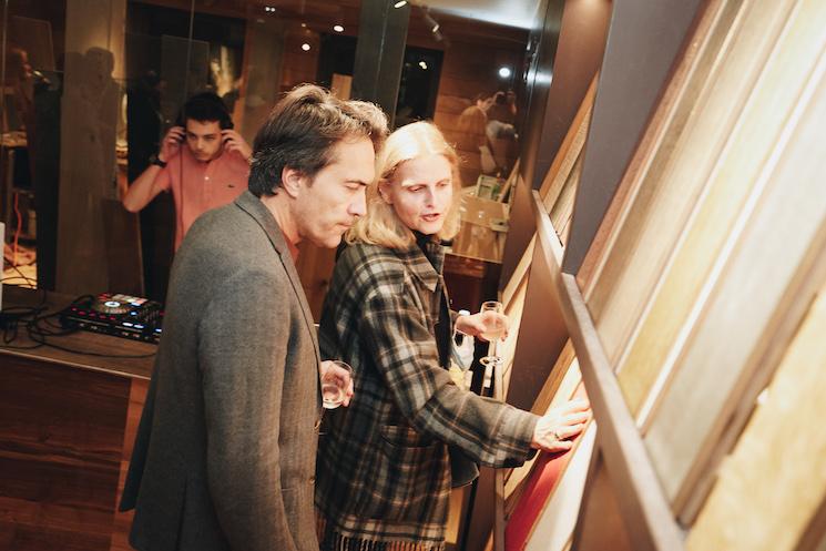 L'Origine parquet Londres inauguration showroom