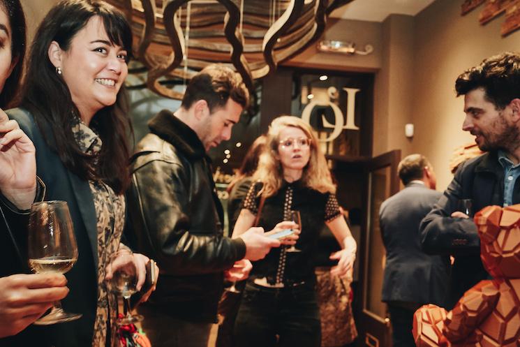 L'Origine parquet Londres inauguration showroom