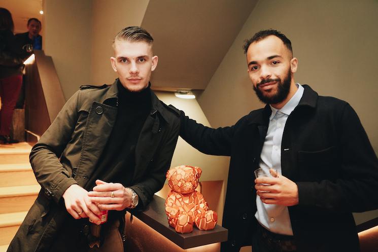 L'Origine parquet Londres inauguration showroom