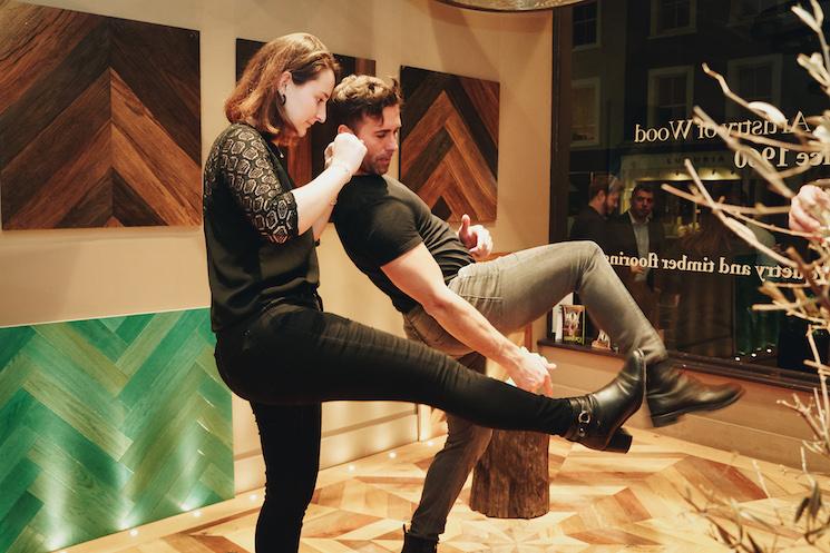 L'Origine parquet Londres inauguration showroom