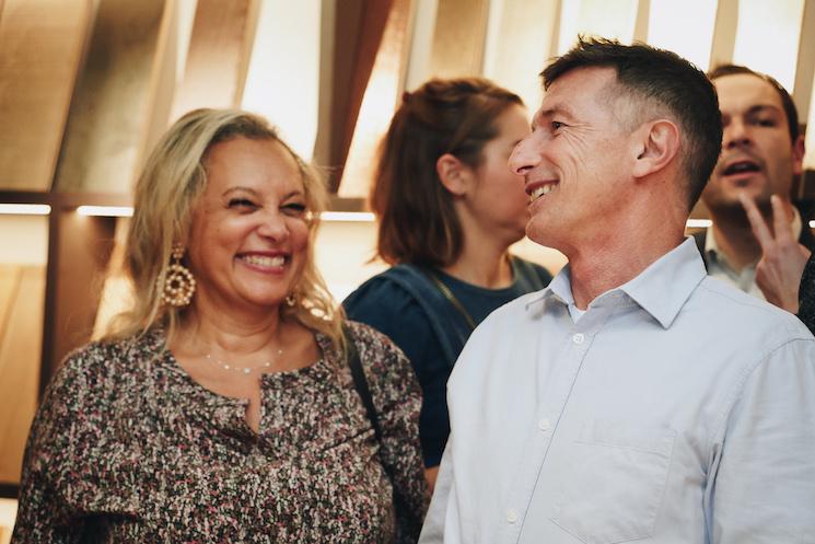 L'Origine parquet Londres inauguration showroom