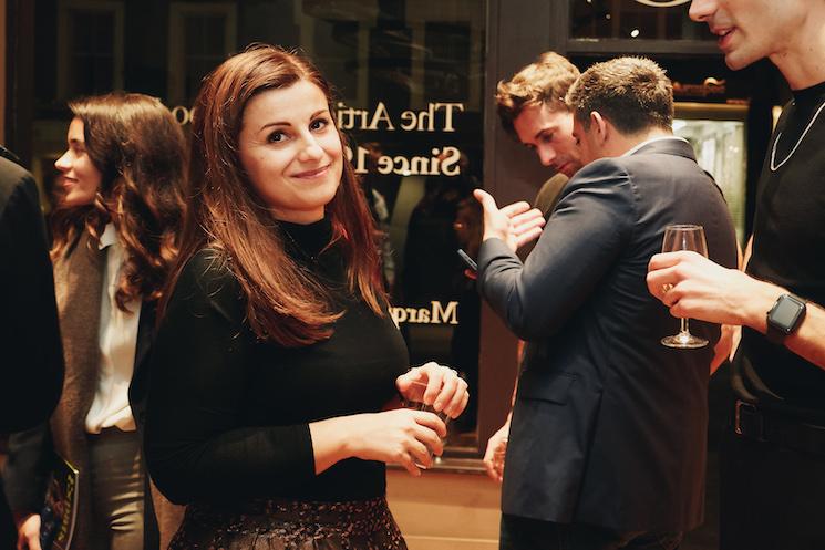 L'Origine parquet Londres inauguration showroom