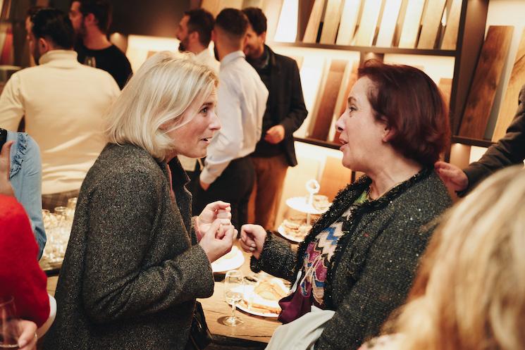 L'Origine parquet Londres inauguration showroom