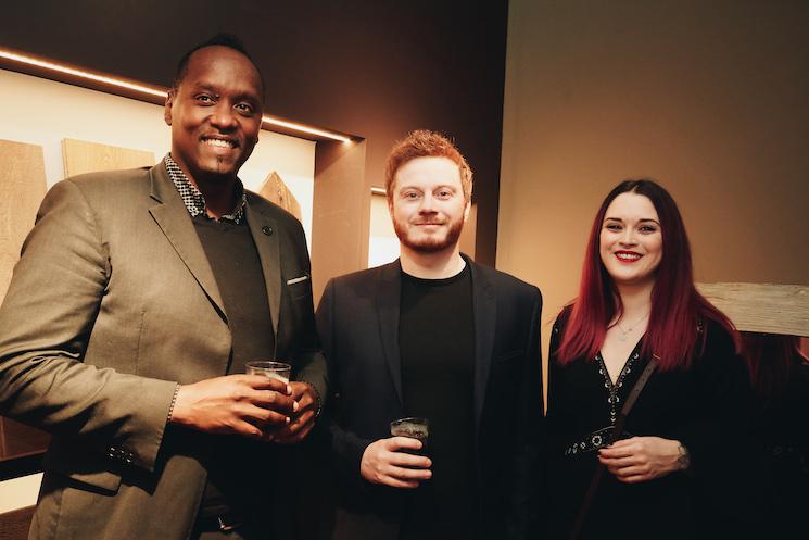 L'Origine parquet Londres inauguration showroom