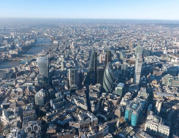 Skyline de Londres en 2017