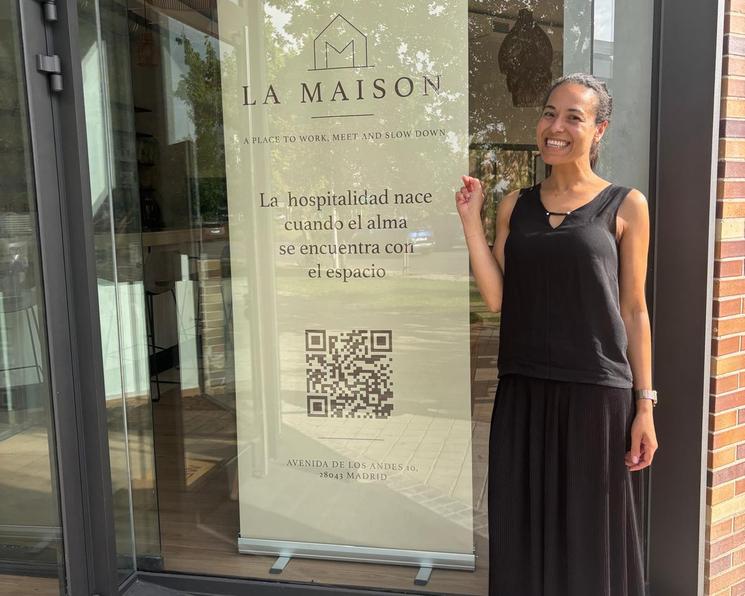 Stéphanie Declercq Sarat ceo de l'espace de coworking La maison à Madrid