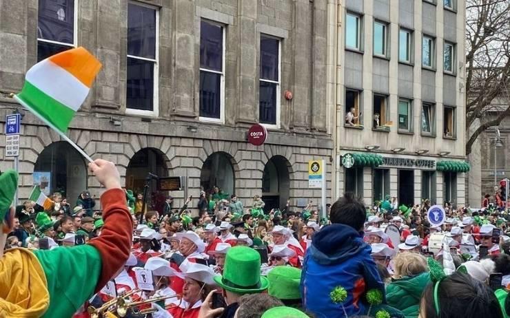 Parade de la Saint Patrick à Dublin