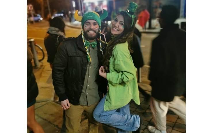 couple lors de la Saint Patrick 2022 à Dublin