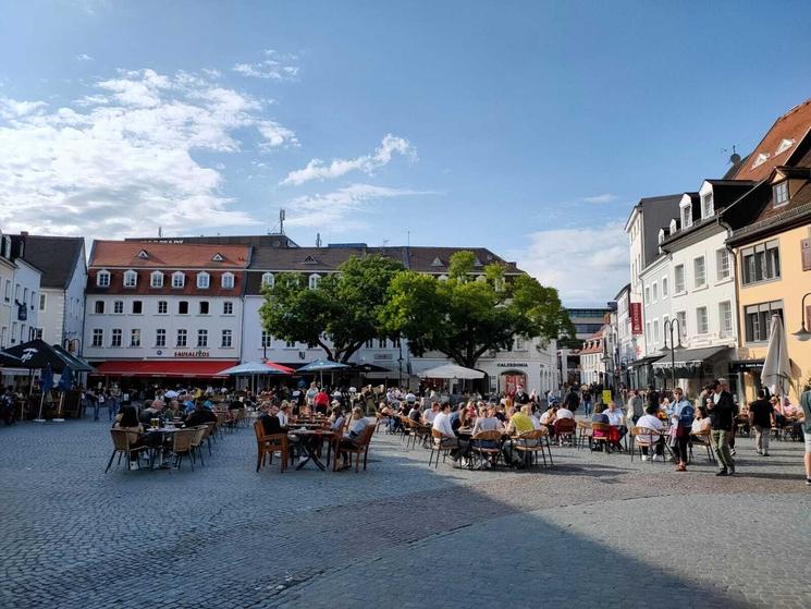 Le St. Johanner Markt à Sarrebruck