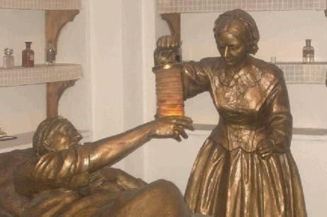 Statue de Florence Nightingale au musée de Selimiye