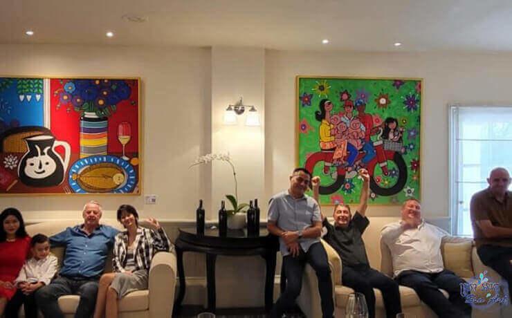 Stéphane Delaprée expose au Raffles de Phnom Penh