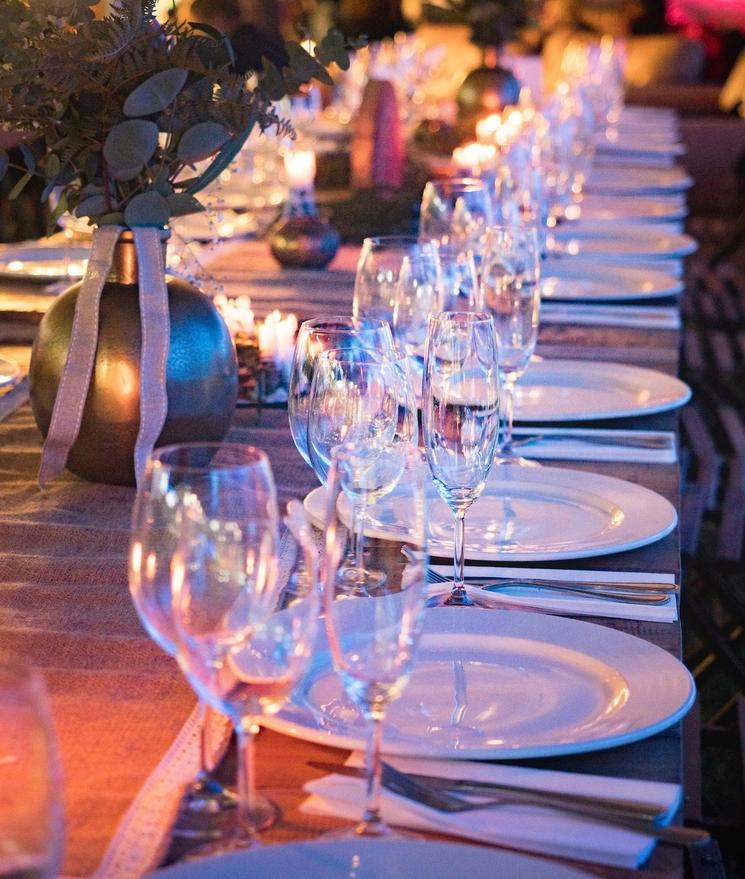 Table pour le reveillon du nouvel an