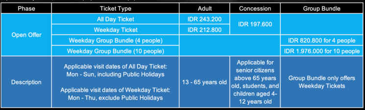 Tarif Van Goth Alive Jakarta