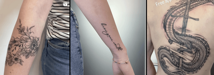 Tatouages de Tattoo Studio Munich