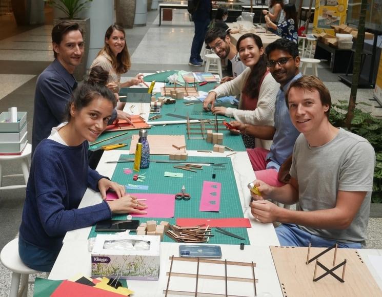 Photo d'un atelier de team buidling avec Betty Tuffé