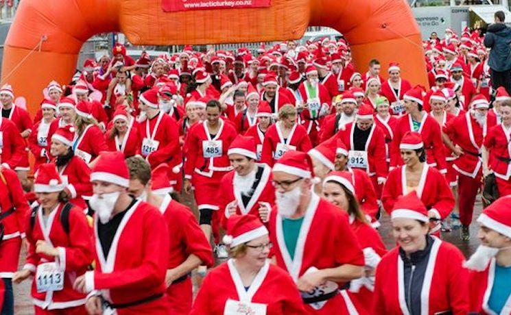 The Great NZ Santa run Auckland