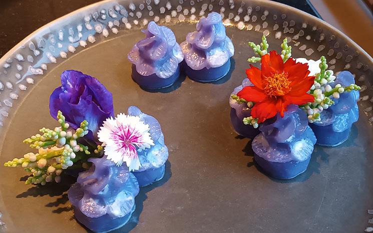 Une entree servie au restaurant House of Smooth Curry de l'hotel Athenee Bangkok