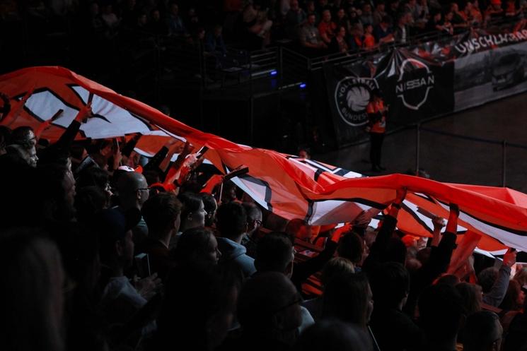 Les supporters des BRV dans les gradins