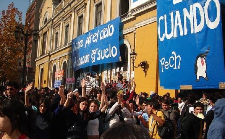 manifestation etudiant chile