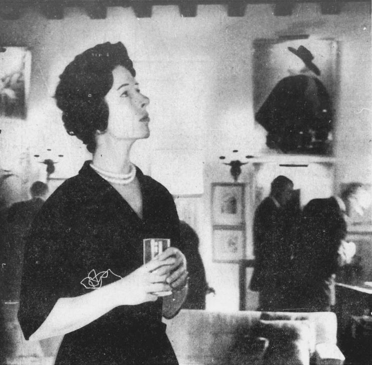 Exposition privée des œuvres de Toulouse-Lautrec à la résidence de Baldwin M. Baldwin, à Pasadena, le 1er décembre 1961. © Art Rogers/Los Angeles Times