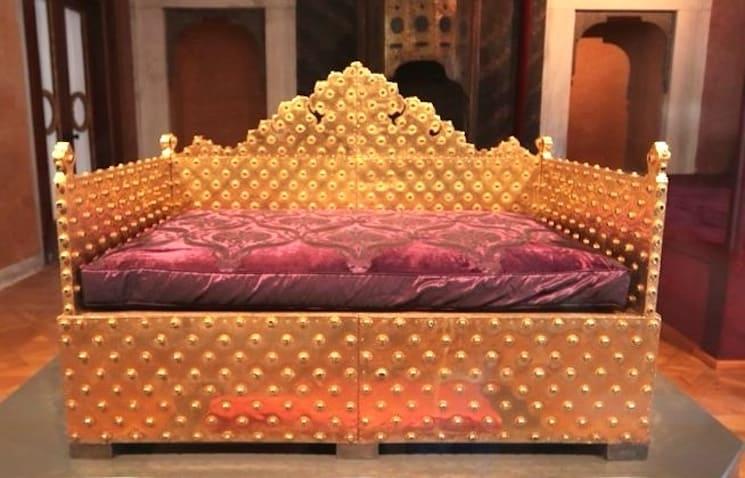 Trône d'or du 18e Palais Topkapi Istanbul