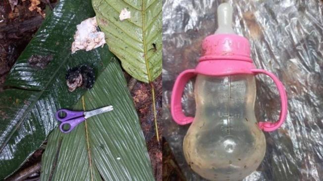 Traces des enfants retrouvées par l'armée